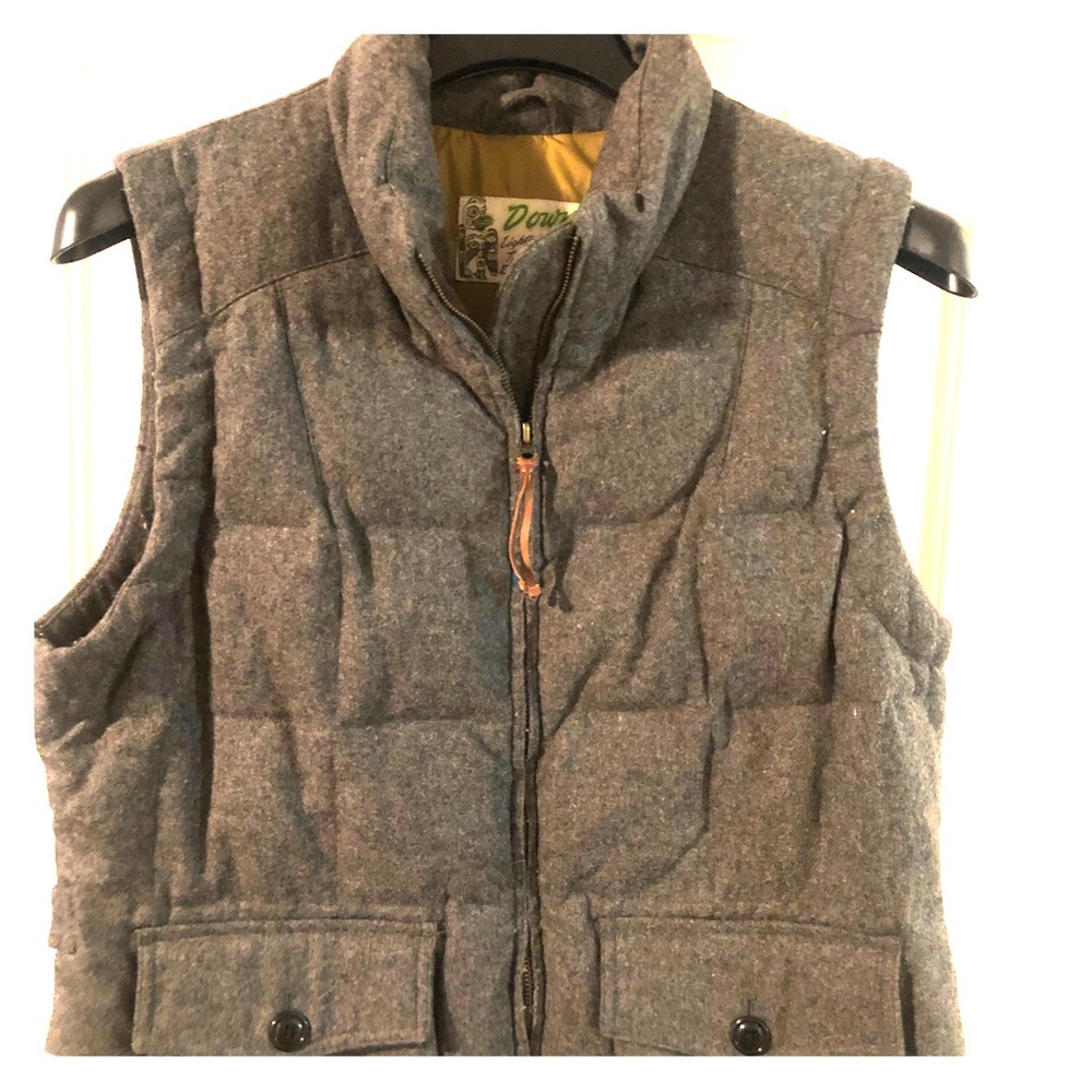 Eddie Bauer women’s wool and down vest. Size XL.
